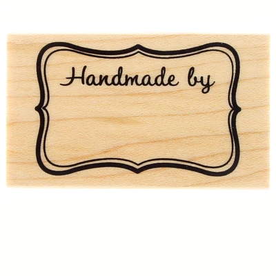 Handmade By Wood Stamp by Recollections™