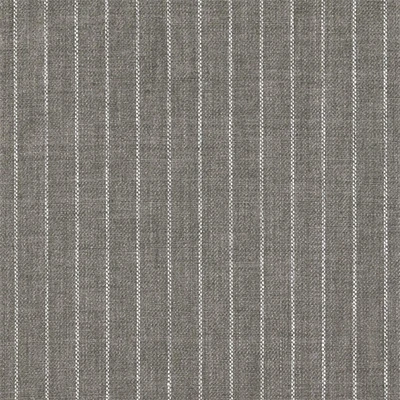 Gray Pinstripe Chambray Linen