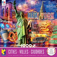 Assorted Ceaco® Cities & Stamps 1,000 Piece Puzzle