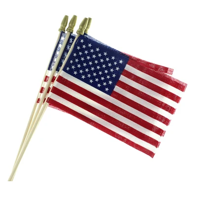 Valley Forge® Small American Flags, 4-Pack