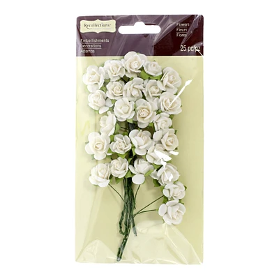 12 Packs: 25 ct. (288 total) Pearl Sachet Rose Embellishments by Recollections™