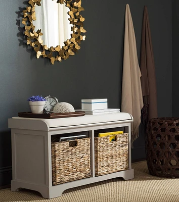 Freddy Storage Bench in Vintage Grey