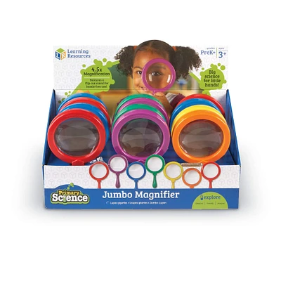 Primary Science Jumbo Magnifiers, Set of 12