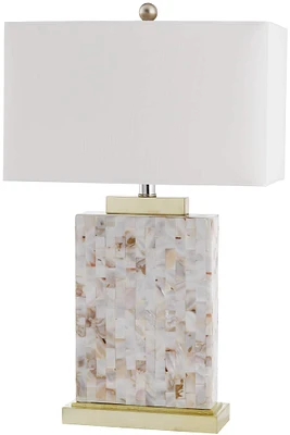 Tory Shell Table Lamp in Shell