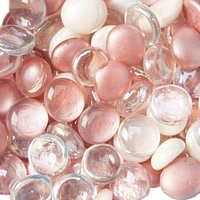 Cream & Pink Glass Gems By Ashland™