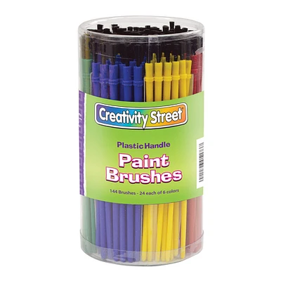 6 Packs: 144 ct. (864 total) Creativity Street® Economy Paint Brushes
