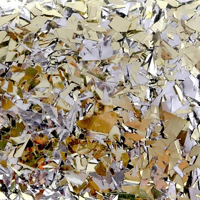 24 Pack: Gold & Silver Confetti Glitter by Creatology™