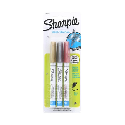 Sharpie® Extra Fine Metallic Paint Pen Sets, Metals