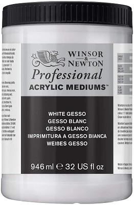 Winsor & Newton® Professional Acrylic Medium, White Gesso