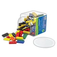 Double-Six Colored Dominoes, Set of 168