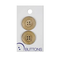 Wood Buttons, 1"