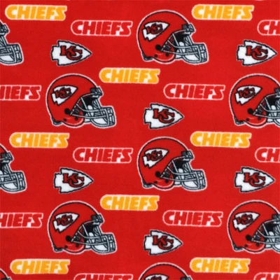 Kansas City Chiefs NFL Fleece by Fabric Traditions