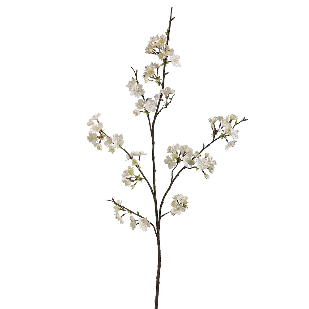 Cream Cherry Blossom Stem