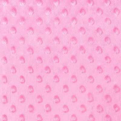 Pink Minky Dot