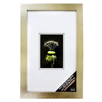 Champagne Gallery Wall Frame with Double Mat by Studio Décor