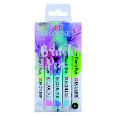 Ecoline® Liquid Watercolour Brush Pen 5 Color Set