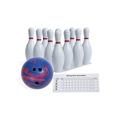 Champion Sports Plastic Bowling Ball & Pin Set