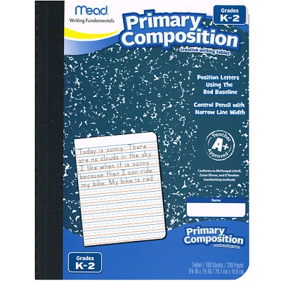 Mead Grades K-2nd Primary Composition Book, Pack of 12