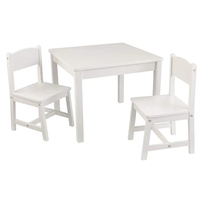 KidKraft Aspen Table & 2 Chair Set, White