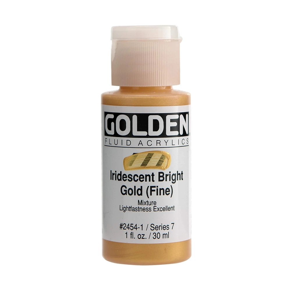 Golden® Iridescent Fluid Acrylics