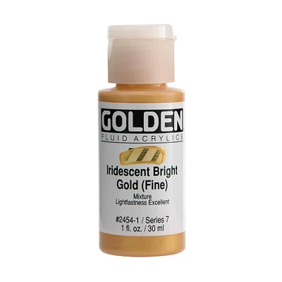 Golden® Iridescent Fluid Acrylics