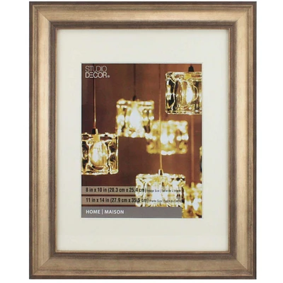 Rustic Bronze Frame 11" x 14" With 8" x 10" Mat, Home Collection By Studio Décor®