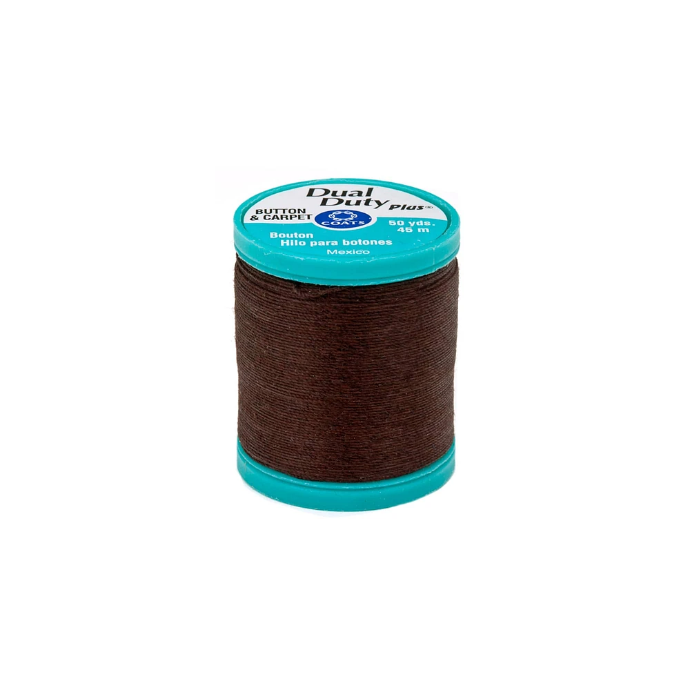 Coats & Clark Dual Duty Plus® Chona Brown Button & Carpet Thread