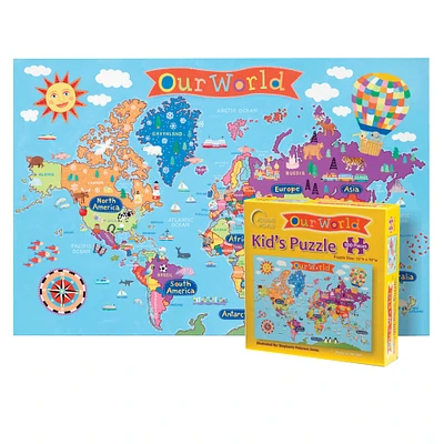 Kid's Jigsaw World Puzzle