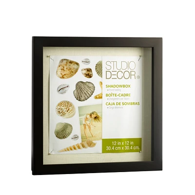 Black Front Opening Shadow Box By Studio Décor®