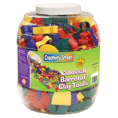 Pacon® Creativity Street® Colossal Barrel of Clay Tools, 149 Pieces