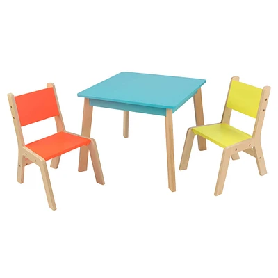 KidKraft Highlighter Modern Table & 2 Chair Set