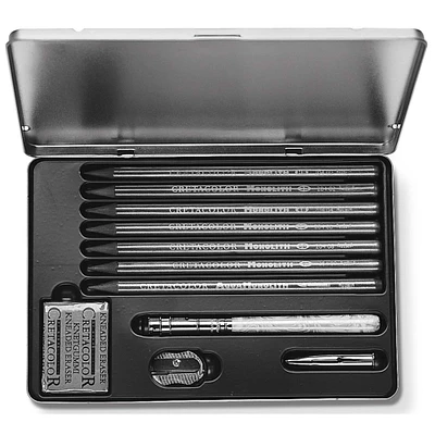 Cretacolor® Monolith Graphite Pencil Tin Box Set