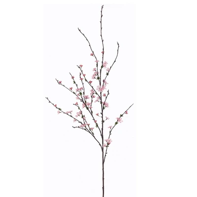 24 Pack: Soft Pink Cherry Blossom Spray Stem