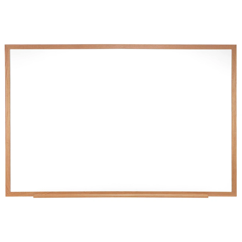 Ghent Melamine Whiteboard w/Wood Frame, 18" x 24"
