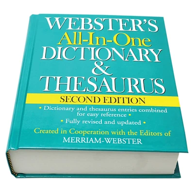 Webster's All-in-One Dictionary & Thesaurus