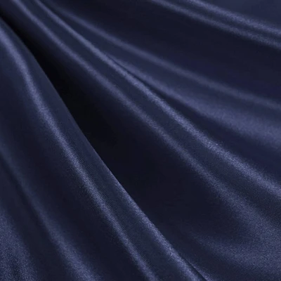 Navy Blue Satin