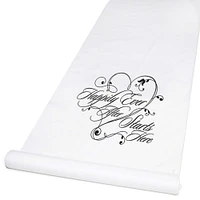 Hortense B. Hewitt Co. Happily Ever After Aisle Runner, White