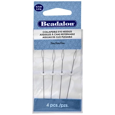 Beadalon® Fine Collapsible Eye Needles