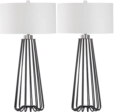 Estill Table Lamp Set in Black