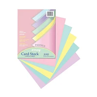 10 Packs: 100 ct. (1,000 total) Array® Assorted Pastels Card Stock