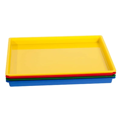 Set of 4 Assorted Colors Multipurpose Trays