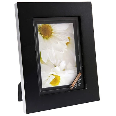 Black Gallery Frame with Black Double Mat by Studio Décor