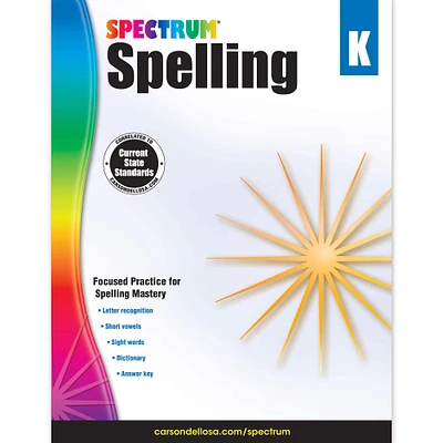 Spectrum® Spelling Workbook, Grade K