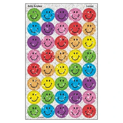 Trend Enterprises® superSpots® 11/16" Silly Smiles Stickers, 12 Pack Bundle