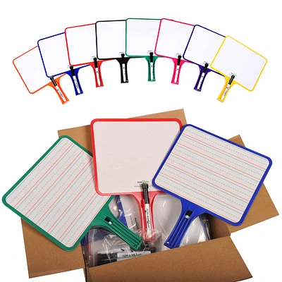 KleenSlate® Dry Erase Paddles, Classroom Set
