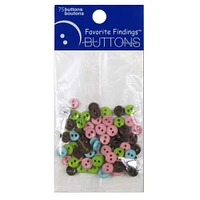 Favorite Findings™ Mini Buttons, Clean