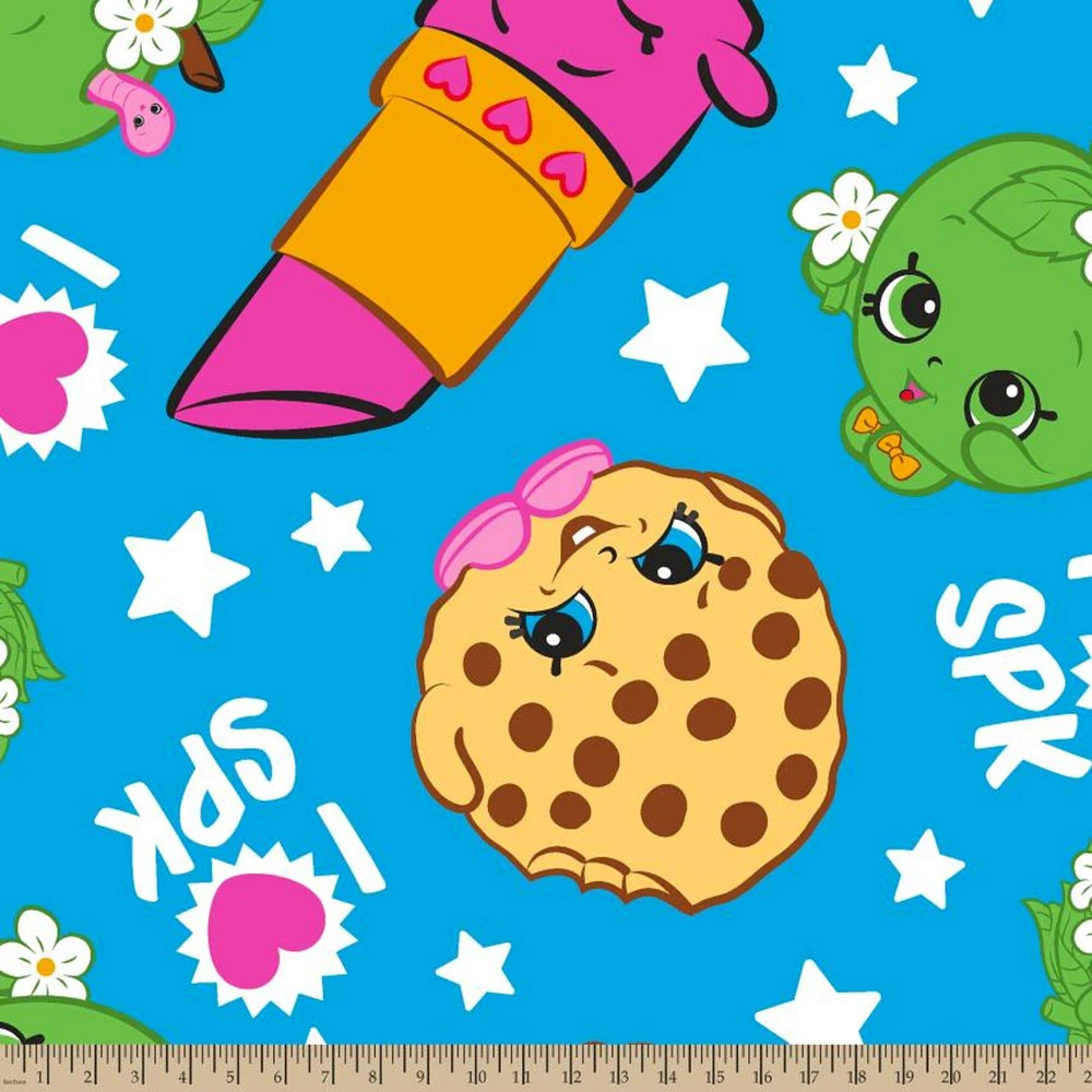 Shopkins Buddies Fleece Fabric