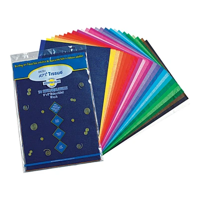 4 Packs: 3 Packs 100 ct. (1,200 total) Spectra® Multicolor 12" x 18" Art Tissue Paper