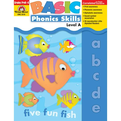 Evan-Moor® Basic Phonics Skills Book, Level A