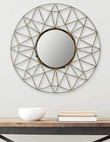 Round Mirror in Natural